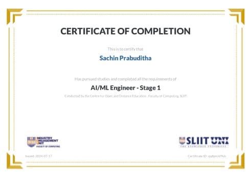 AI/ML Engineer - Stage 1