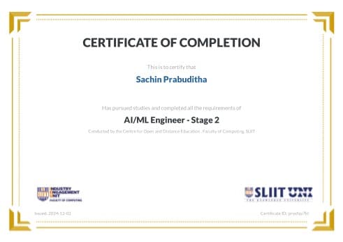 AI/ML Engineer - Stage 2