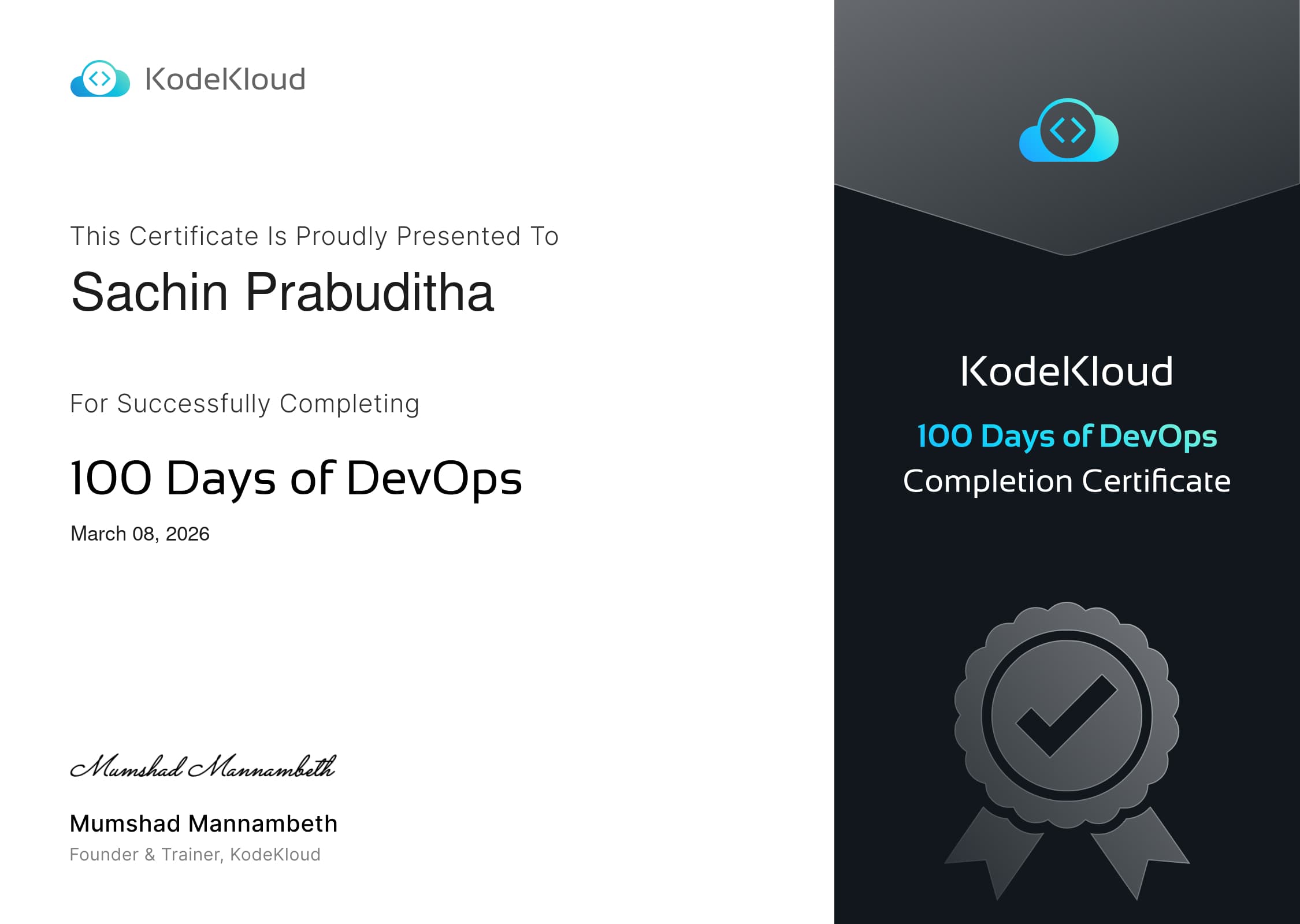 100 Days of DevOps